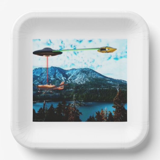 Assiettes En Carton Gotcha (Recto)