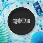 Assiettes En Carton Goth (Fête)