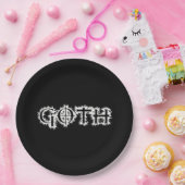 Assiettes En Carton Goth (Fête)