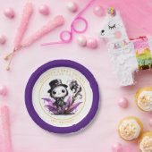 Assiettes En Carton Goth bébé garçon ou fille douche Merci (Fête)