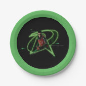 Assiettes En Carton Gotham Knights Robin en logo (Devant)