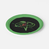 Assiettes En Carton Gotham Knights Robin en logo (Angle)