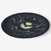 Assiettes En Carton Gothic Bats (Angle)