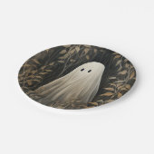 Assiettes En Carton Gothique Halloween Éffrayant fantôme (Angle)