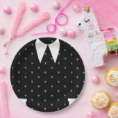 Assiettes En Carton Gothique Petite fille en robe noire Anniversaire (Fête)