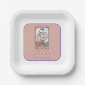 Assiettes En Carton Gothique Tarot Card Amateurs Noms Mariage Plaque P (Recto)