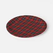 Assiettes En Carton Goût écossais Clan Marjoribanks Tartan Plaid (Angle)