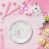 Assiettes En Carton GRACE Elegant Blush Floral C'est un Baby shower fi (Fête)