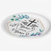 Assiettes En Carton Grace sur grâce (Angle)