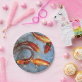 Assiettes En Carton Gracieux Koi I (Fête)