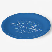 Assiettes En Carton Grad Casquette Blue Grad Graduation (Angle)