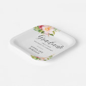 Assiettes En Carton Grad Class of 2024 Floral Graduation Party (Angulaire)