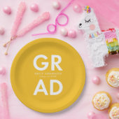 Assiettes En Carton Grad Grad Jaune Grad Grad (Fête)