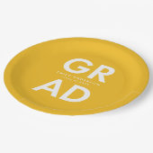 Assiettes En Carton Grad Grad Jaune Grad Grad (Angle)