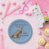 Assiettes En Carton Graduate Future Déterminé Hawk Photo Graduation (Fête)