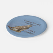 Assiettes En Carton Graduate Future Déterminé Hawk Photo Graduation (Angle)