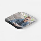 Assiettes En Carton Graduate Photo Bold Script Graduation Party (Angulaire)