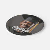 Assiettes En Carton Graduate Photo Bold Script Graduation Party (Angle)