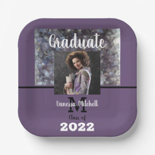 Assiettes En Carton Graduate Purple Amethyst Graduate