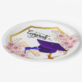 Assiettes En Carton Graduating Class (Angle)