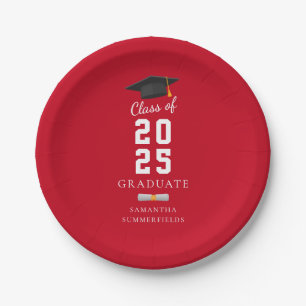 Assiettes En Carton Graduation 2025 Minimal Grad Custom