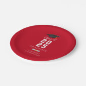 Assiettes En Carton Graduation 2025 Minimal Grad Custom (Angle)