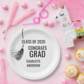 Assiettes En Carton Graduation Cap Tassel (Fête)