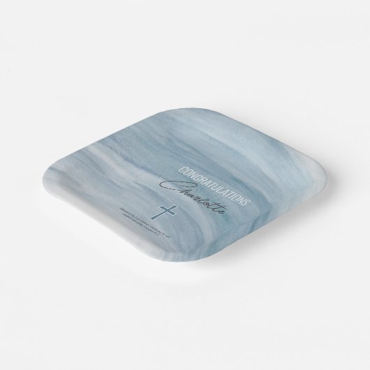 Assiettes En Carton Graduation de la Croix Bleue Chrétienne (Angulaire)