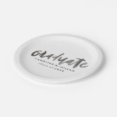 Assiettes En Carton Graduation personnalisée (Angle)