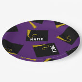 Assiettes En Carton Graduation Plaques Papier à Papier à Papier Pauple (Angle)