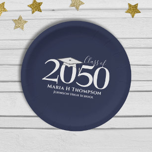 Assiettes En Carton Graduation Simple Moderne Minimaliste Mortboard