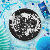 Assiettes En Carton Graffiti Creep (Fête)