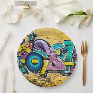 Assiettes En Carton Graffiti, Grundarfjordur, Islande