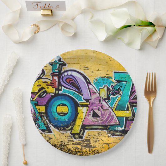 Assiettes En Carton Graffiti, Grundarfjordur, Islande (Mariage)