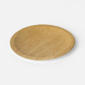 Assiettes En Carton Grain en bois (Angle)