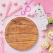 Assiettes En Carton Grain en bois (Fête)