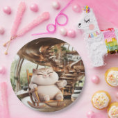Assiettes En Carton Graisse Et Café Sassy (Fête)
