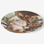 Assiettes En Carton Graisse Et Café Sassy (Angle)