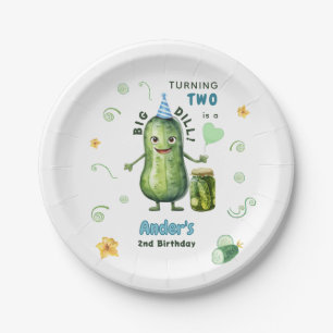 Assiettes En Carton Grand Garçon Cornichon Anniversaire Tout Âge