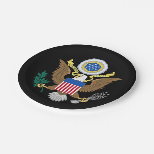 Assiettes En Carton Grand joint des Etats-Unis (Angle)