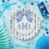 Assiettes En Carton Grand-millénaire Chinoiserie Monogram Topiary (Fête)