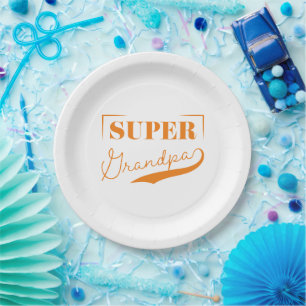 Assiettes En Carton Grand-père