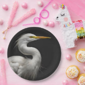 Assiettes En Carton Grand Portrait d'aigle blanche II (Fête)