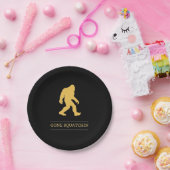 Assiettes En Carton Grand Squatchin allé par pied drôle Sasquatch (Fête)