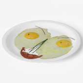 ASSIETTES EN CARTON GRAND VISAGE D'ŒUF (Angle)