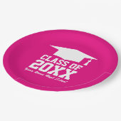 Assiettes En Carton Grande classe sur mesure de la fête de graduation (Angle)