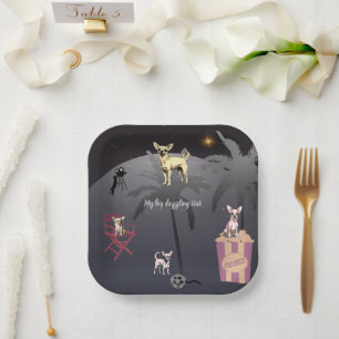 Assiettes En Carton Grande étoile éblouissante