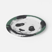 Assiettes En Carton Grande plaque de panda (Angle)