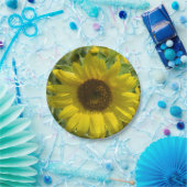 Assiettes En Carton Grande plaque de papier tournesol (Fête)