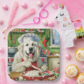 Assiettes En Carton Grande Pyrénées Cuisine de vacances : Noël festif (Fête)